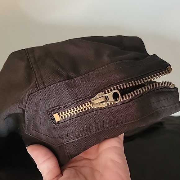 Zara Basic Coat, Size M, Zipper and Toggle Closure, 6 Pocket, Dark Dark Brown - Picture 5 of 13